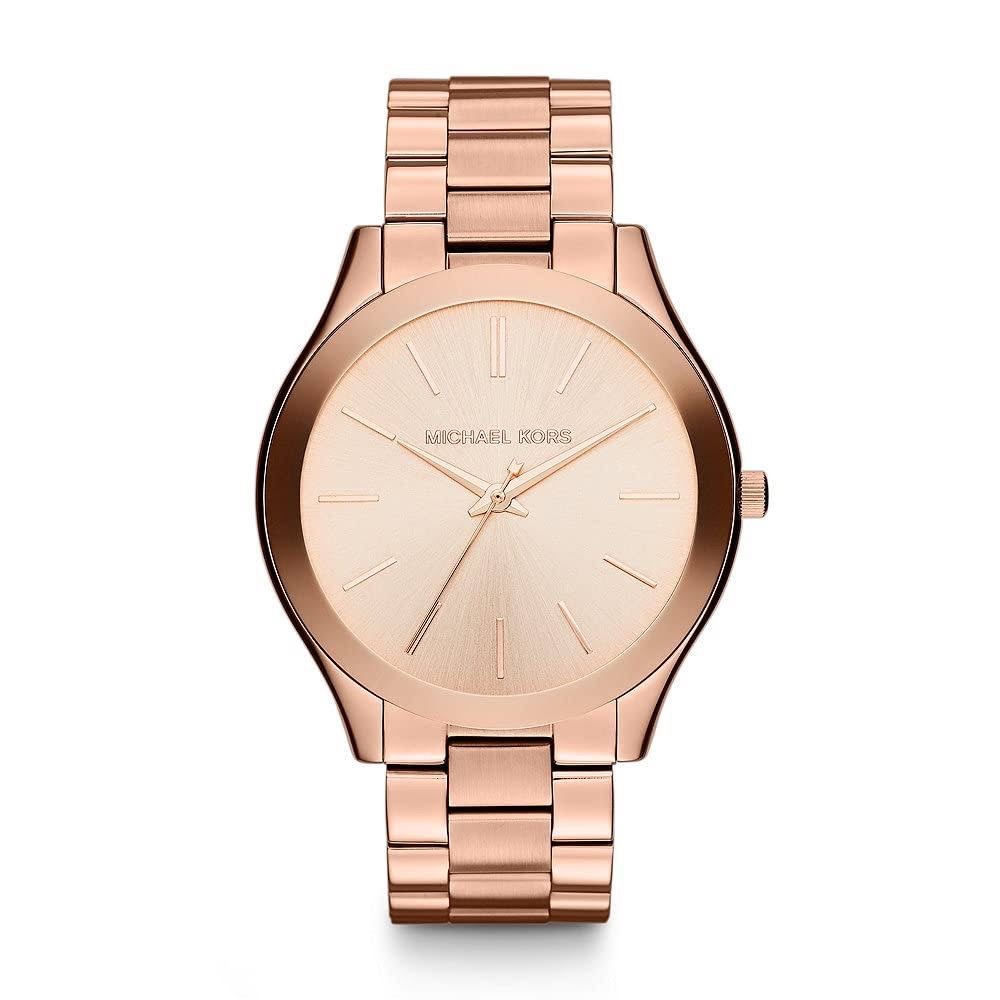 Michael Kors - Oversized Slim Runway Rose Gold-Tone Watch